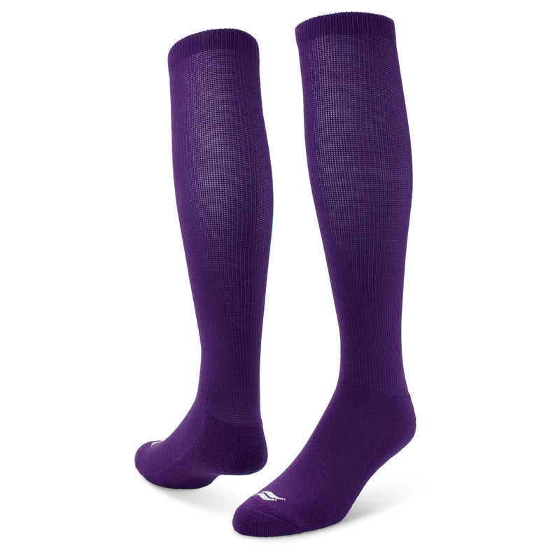 Sof Sole All Sport Over-the-Calf Team Athletic Performance Socks (2 Pair), Small, Purple - Image 1